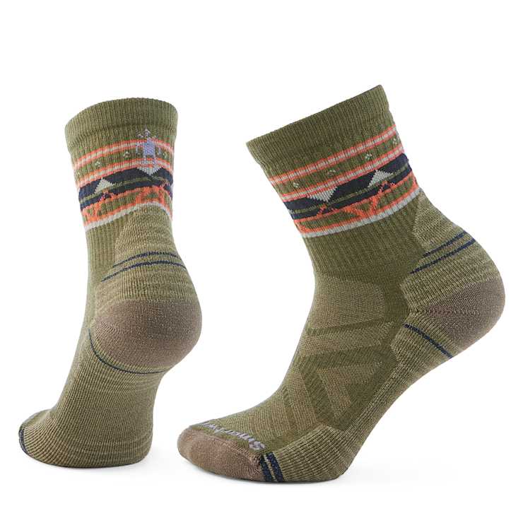 smartwool Women's Hike Zig Zag Valley Mid Crew Socks