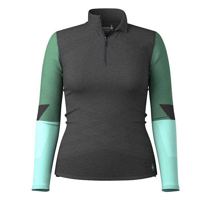 Smartwool Women's Intraknit™ Thermal Merino Base Layer Colorblock 1/4 Zip