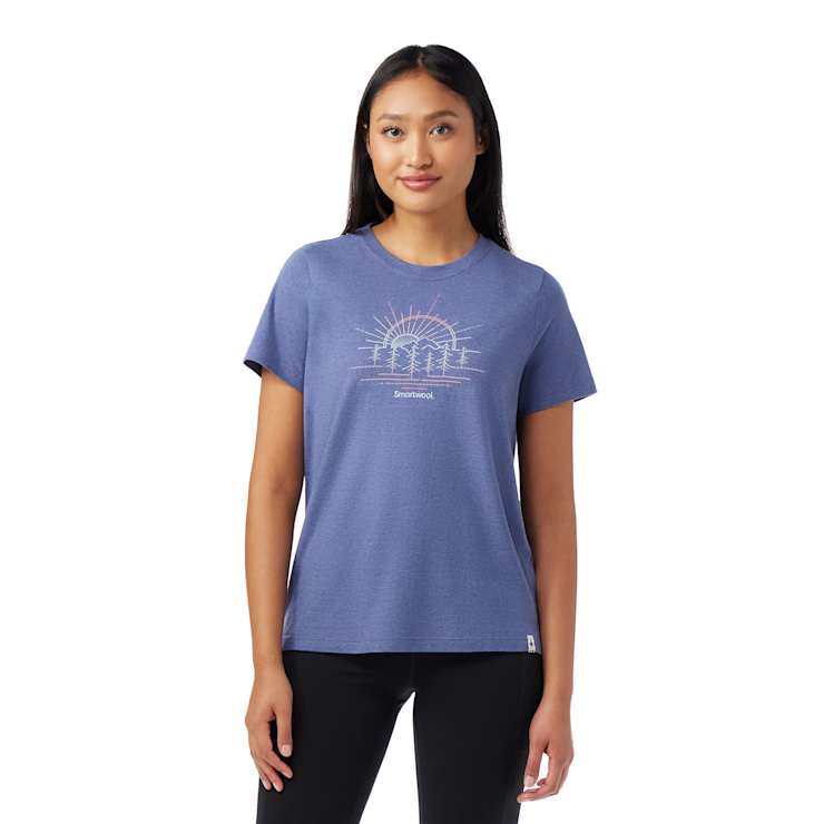 smartwool Women's Mountain Sol Short Sleeve Graphic Tee