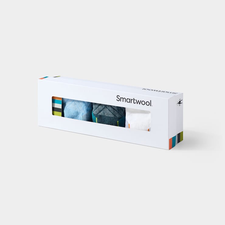 Smartwool Women's Run Low Ankle Socks Trio Gift Box