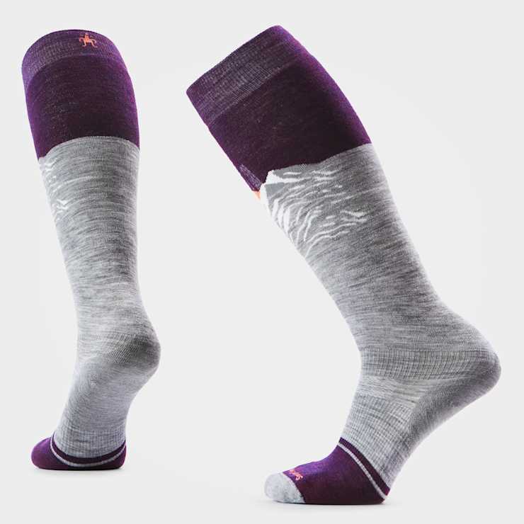 smartwool Women's Snowboard Valley Sunset Over The Calf Socks