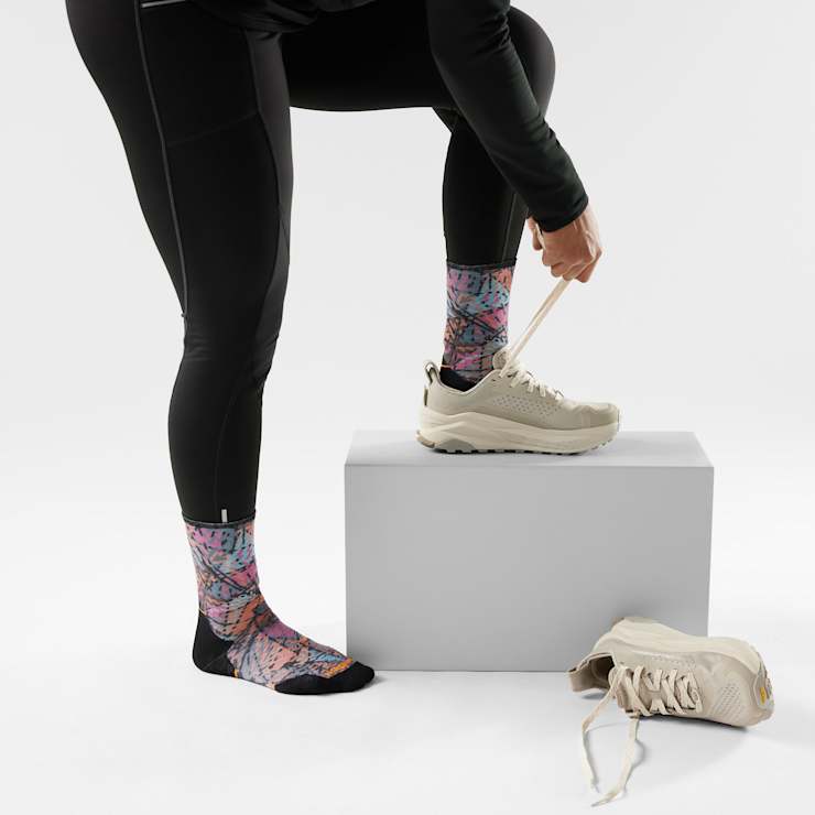 Smartwool Women's Trail Run Triangle Prism Print Crew Socks