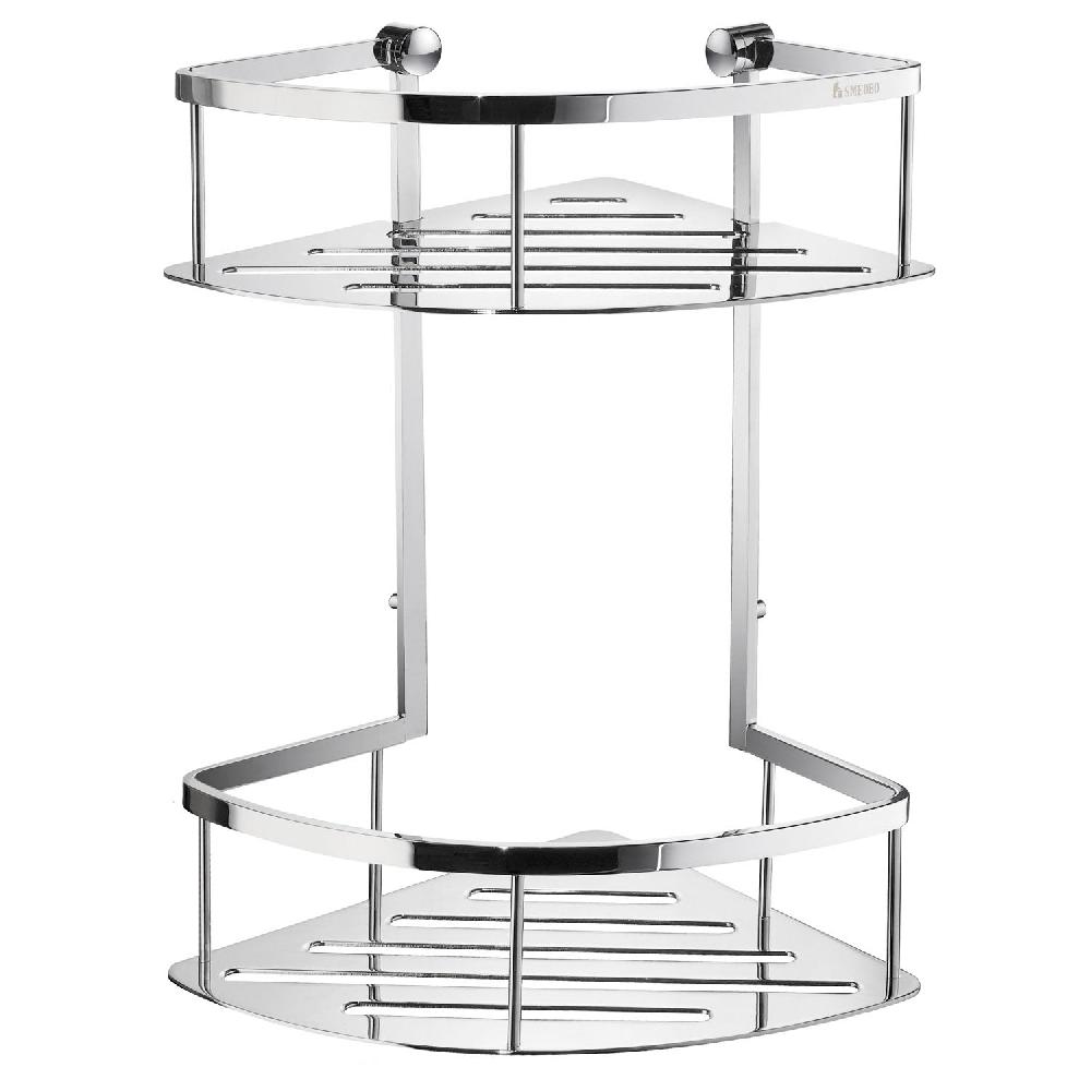 smedbo Corner Shower Basket Double
