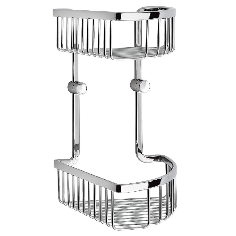 smedbo Corner Shower Basket Double