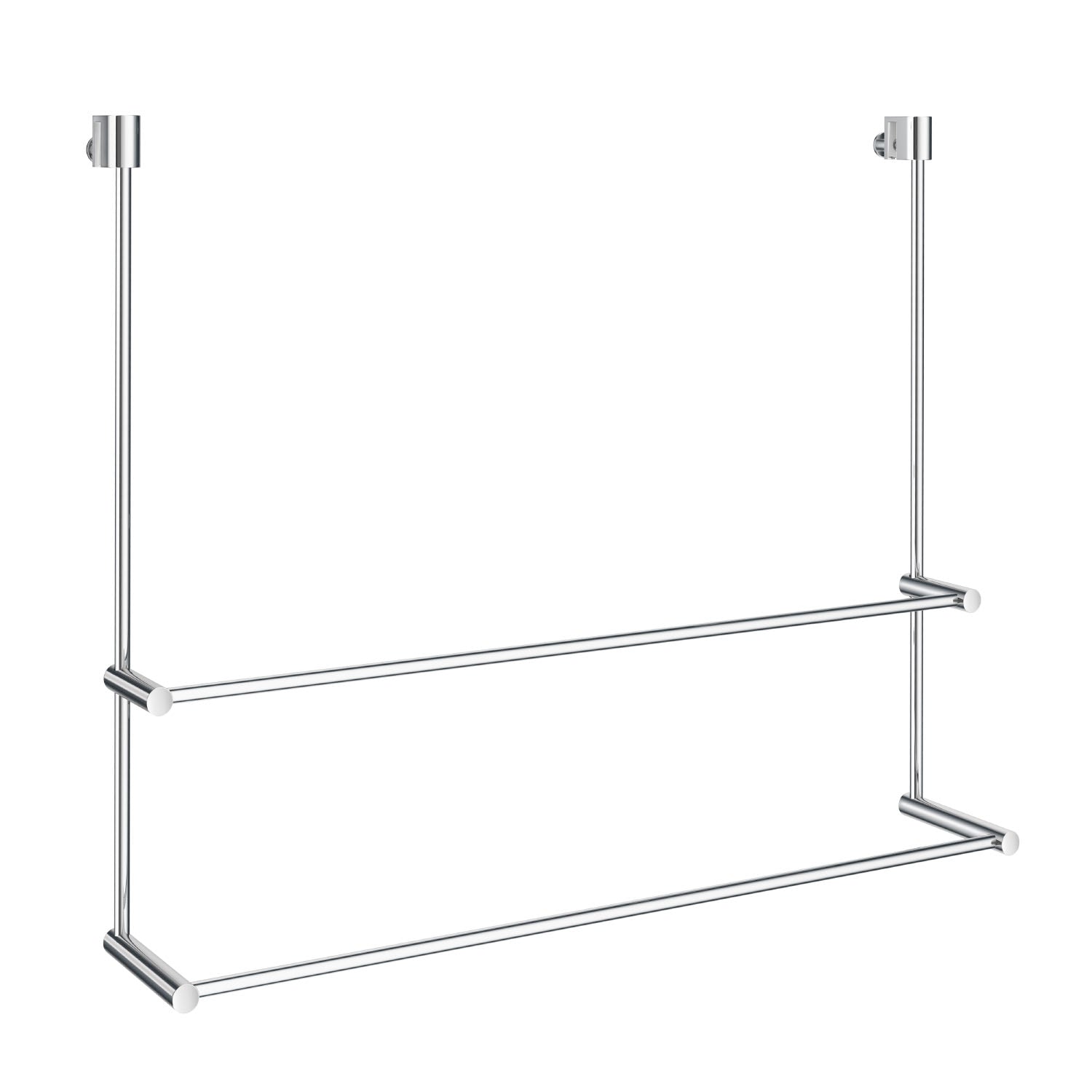 smedbo Double Towel Rail for Glass Shower Panel