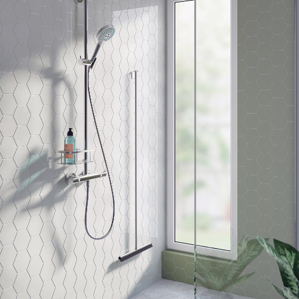 Smedbo Floor Squeegee With Self-adhesive Hook