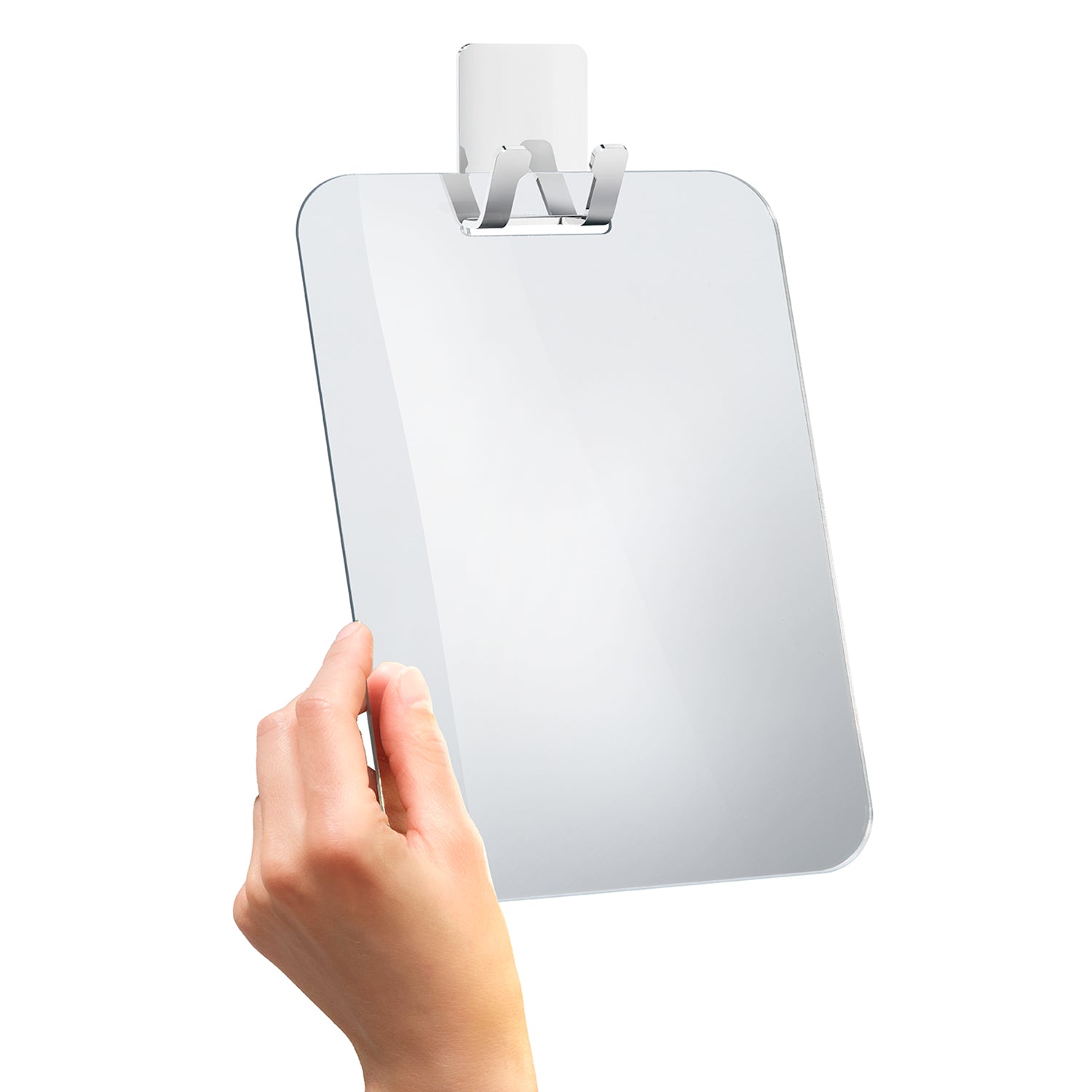 Smedbo Plastic Mirror With Self-adhesive Hook