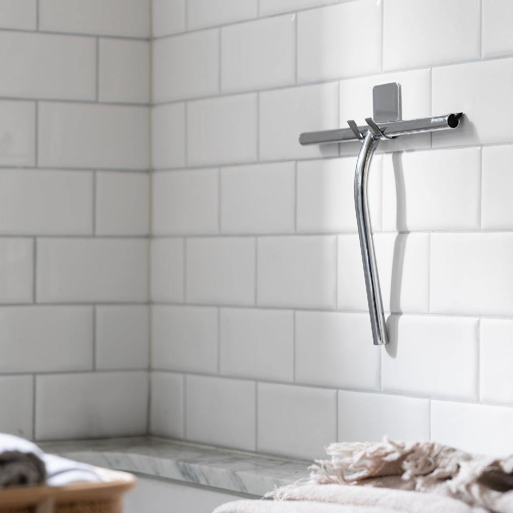 Smedbo Shower Squeegee With Self-adhesive Hook