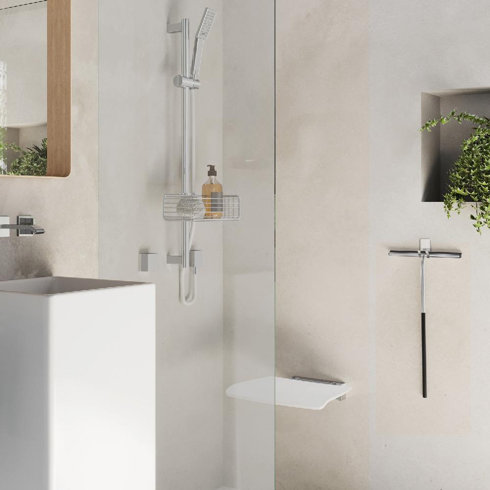 Smedbo Shower Squeegee With Self-adhesive Hook