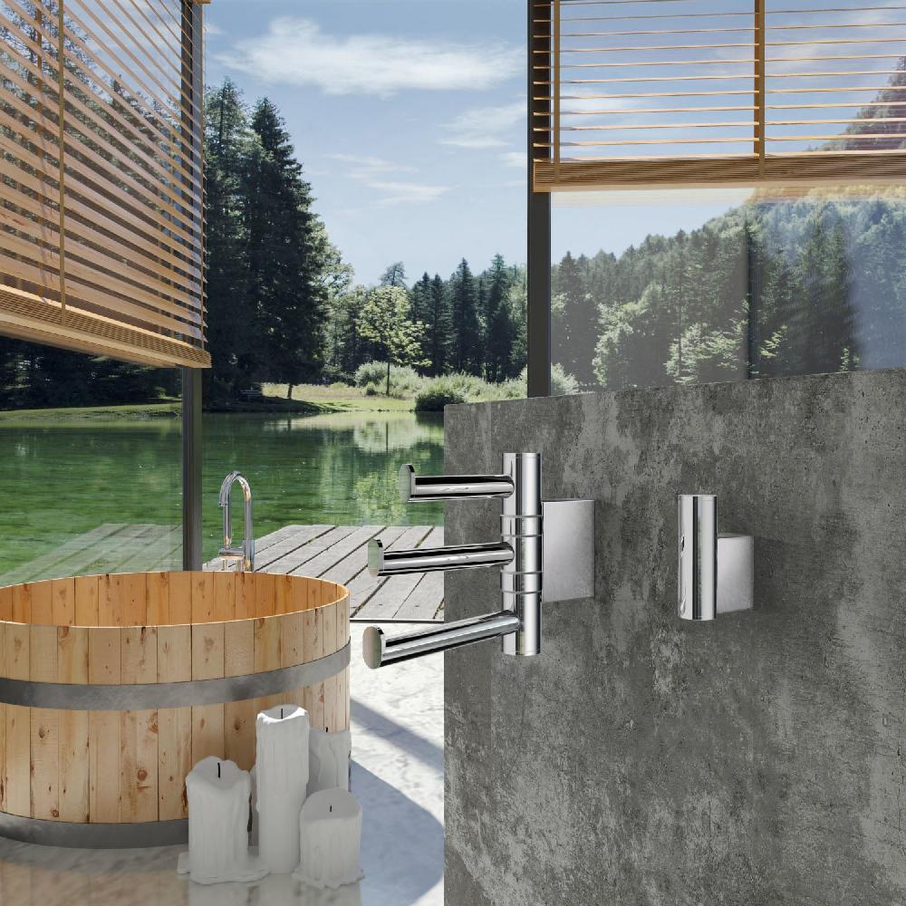 Smedbo Swing Arm Triple Hook