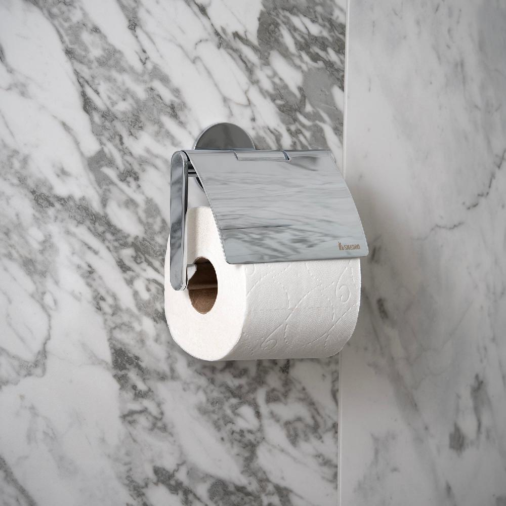 Smedbo Toilet Roll Holder With Lid