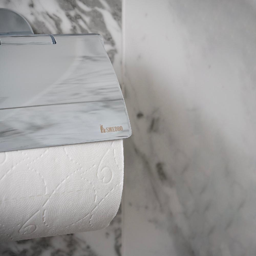 Smedbo Toilet Roll Holder With Lid
