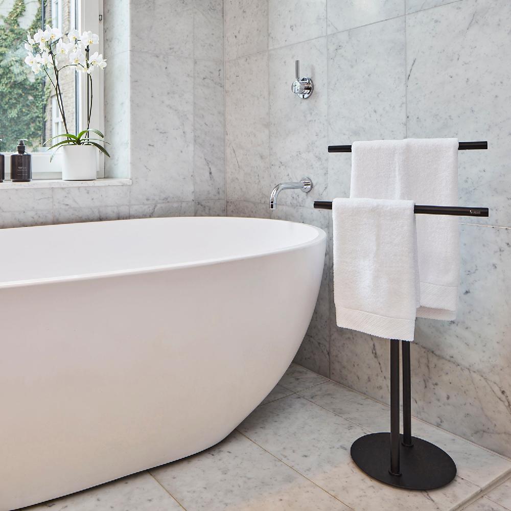 Smedbo Towel Rail Double Free-Standing