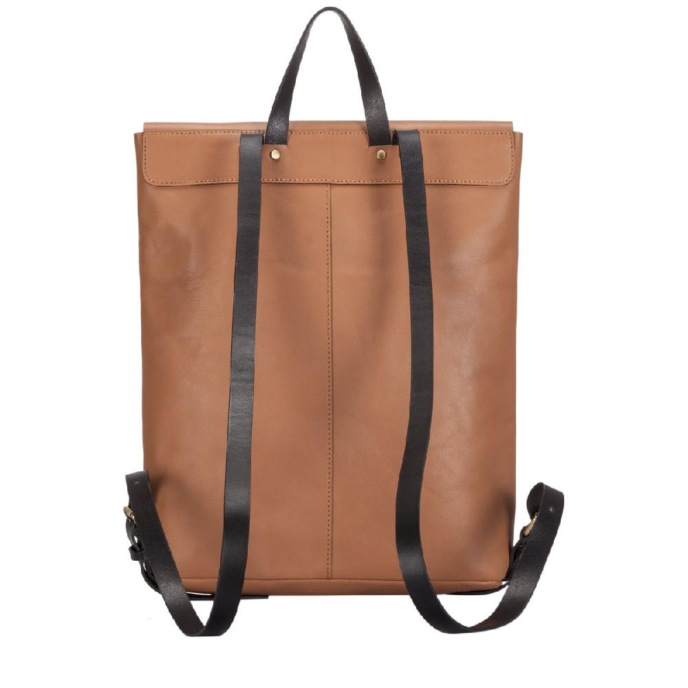 Smith & Canova Asquith Smooth Leather Flapover Backpack