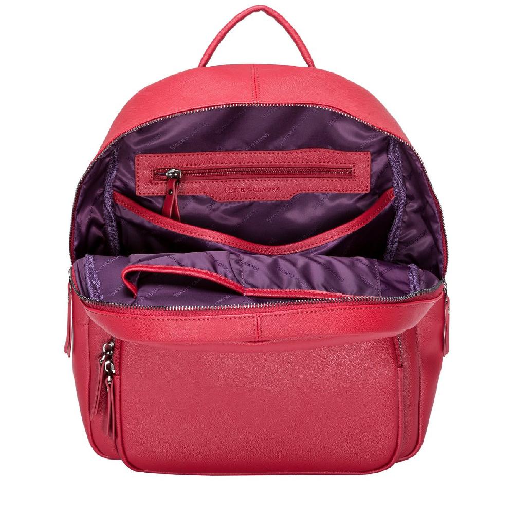 smith & canova Delacy Saffiano Leather Zip Around Backpack