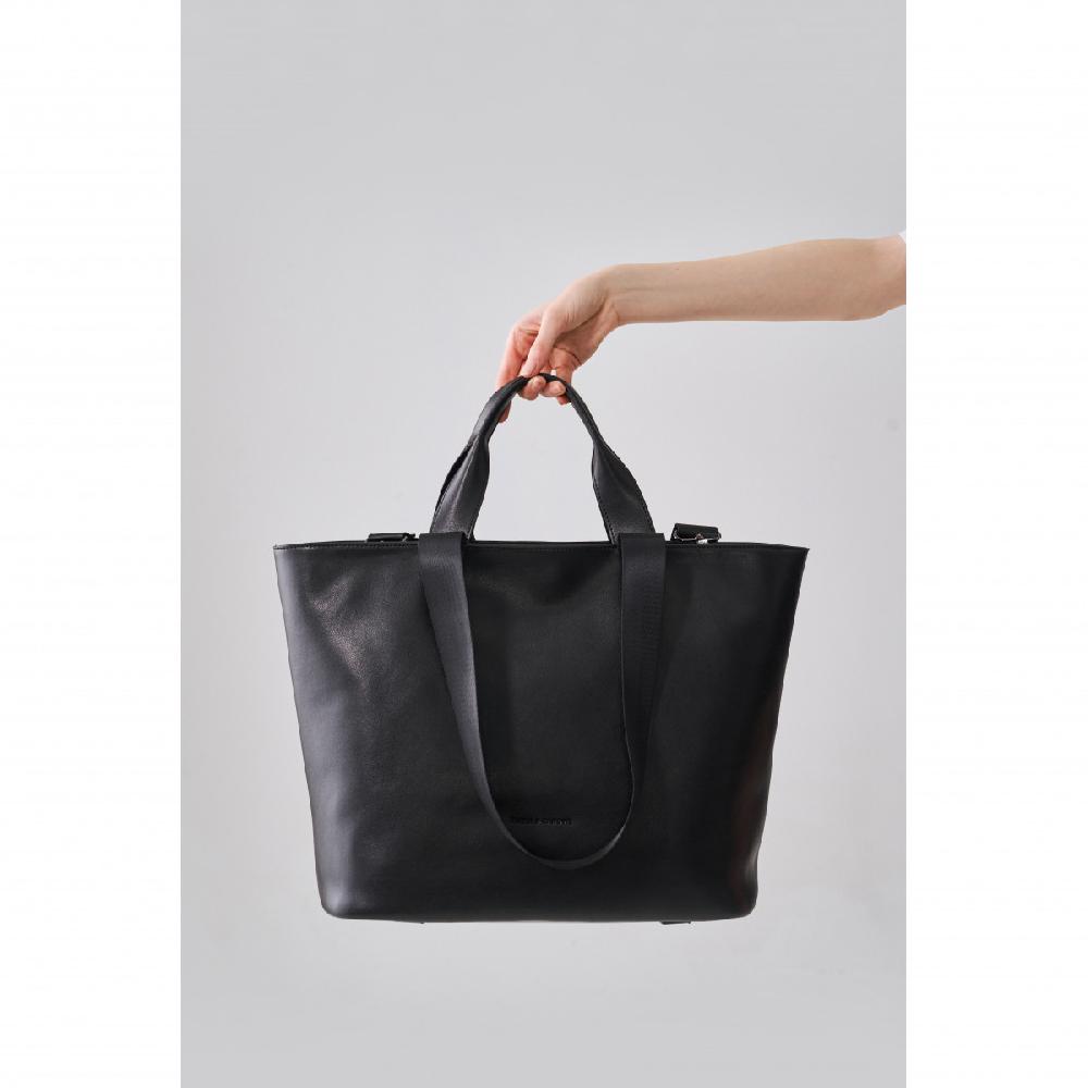 smith & Canova Jensen Smooth Leather E/w Tote / Shoulder Bag