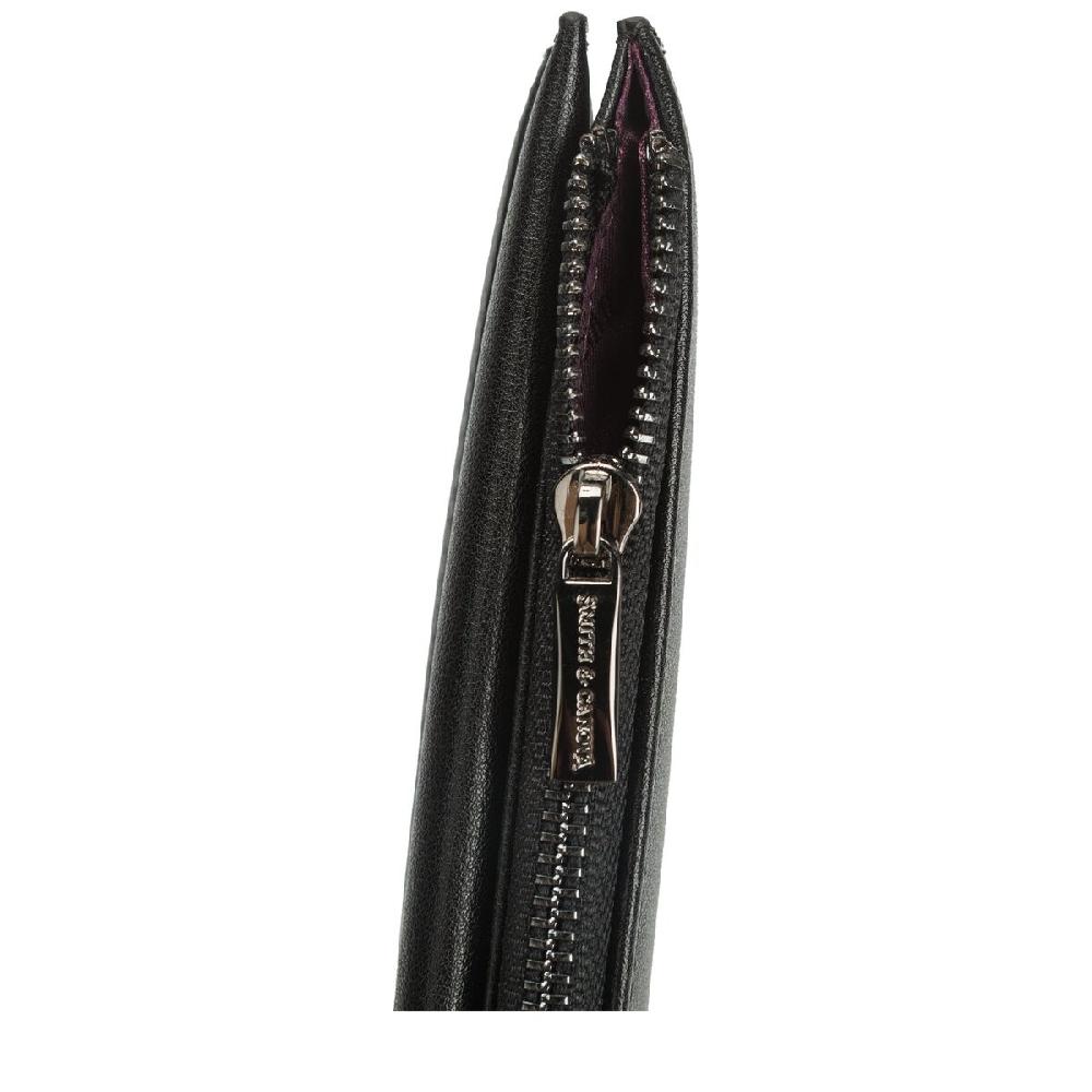 Smith & Canova Jensen Smooth Leather Long Zip Top Pocket Purse