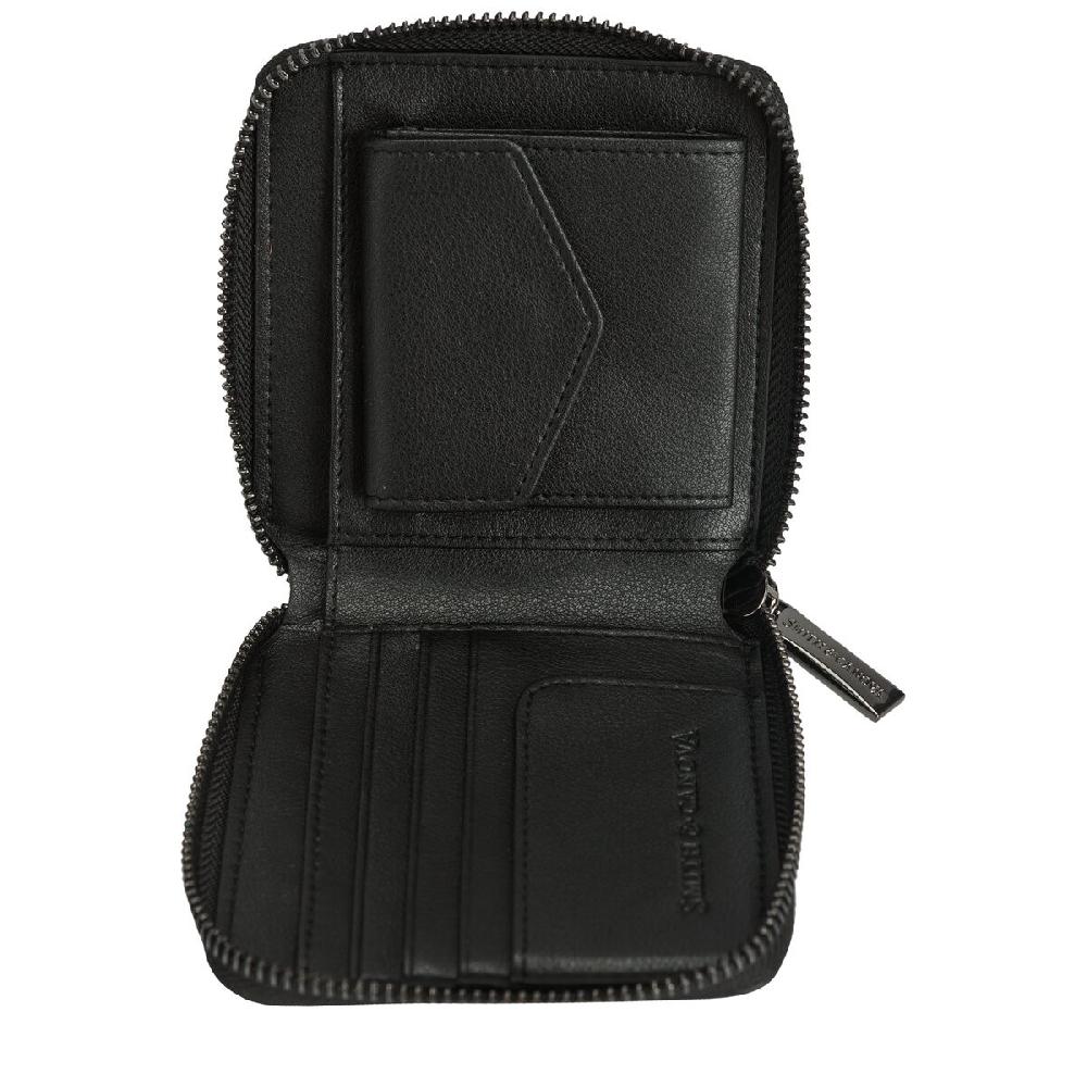 smith & canova Jensen Smooth Leather Square Zip Purse