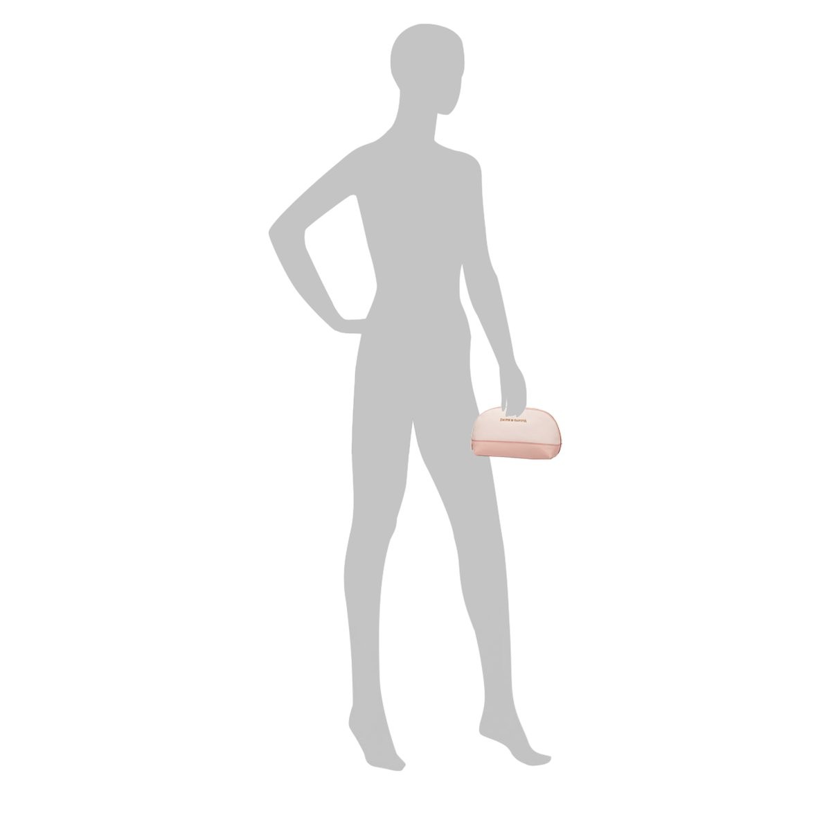 Smith & Canova Monada Two-tone Leather Zip Around Cosmetic Bag
