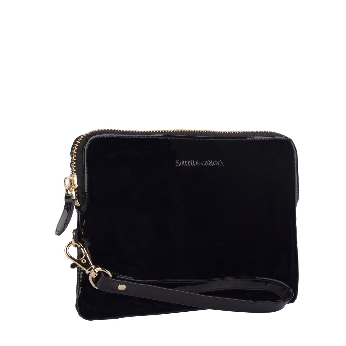 Smith & Canova Power Purse Leather Usb Charging Clutch / Purse