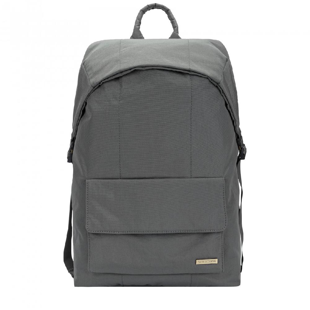Smith & Canova Gabinet Flapover Nylon Backpack