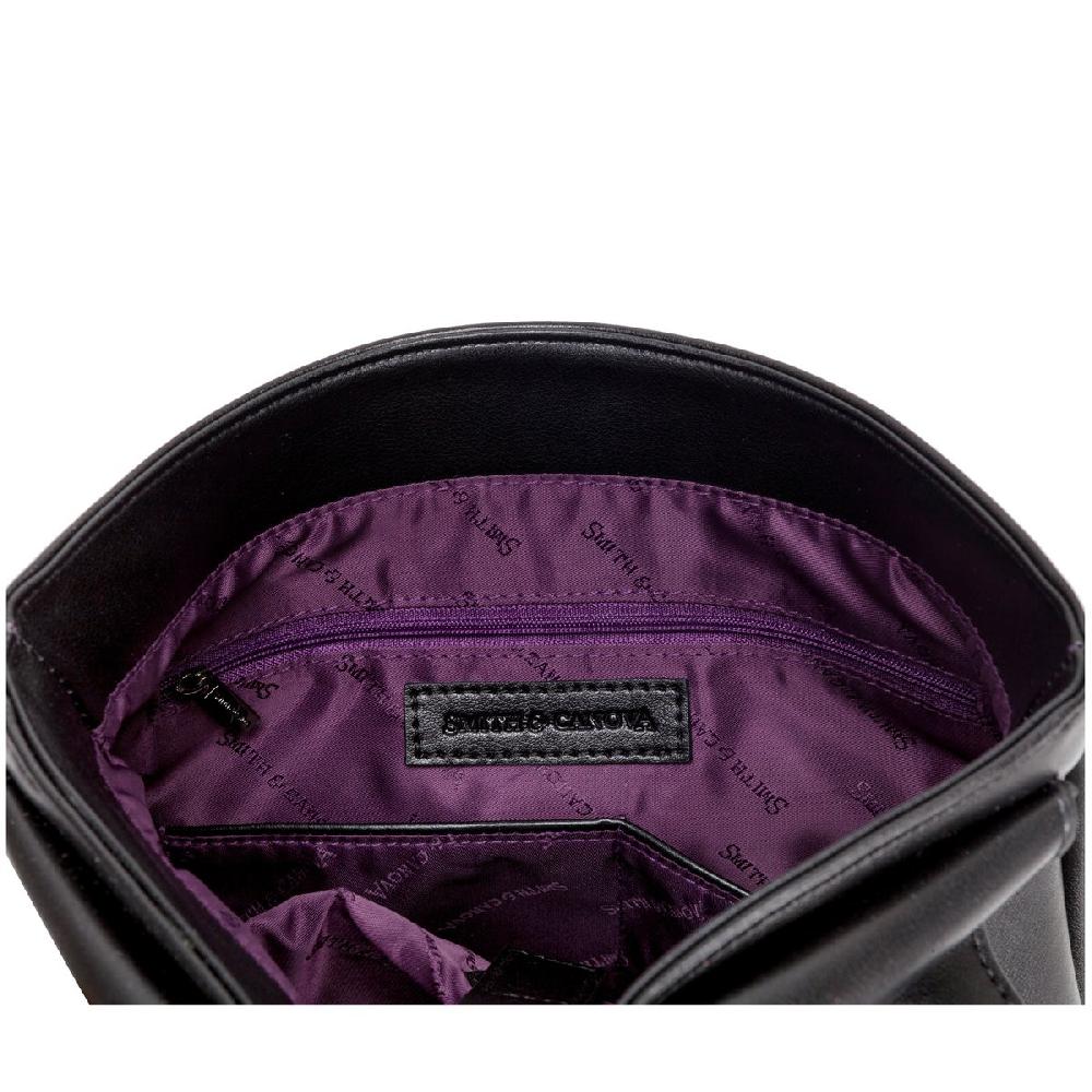 smith & canova Jensen Smooth Leather Buckle Backpack