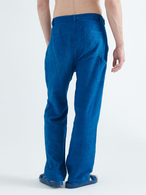 Smr Days Jumeirah Organic Cotton Trousers In Midnight