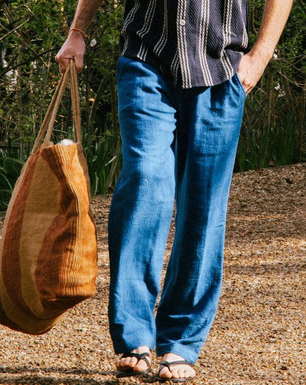 smr days Jumeirah Organic Cotton Trousers in Midnight