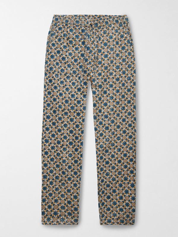 Smr Days Malibu Organic Cotton In Yellow And Green Block Print