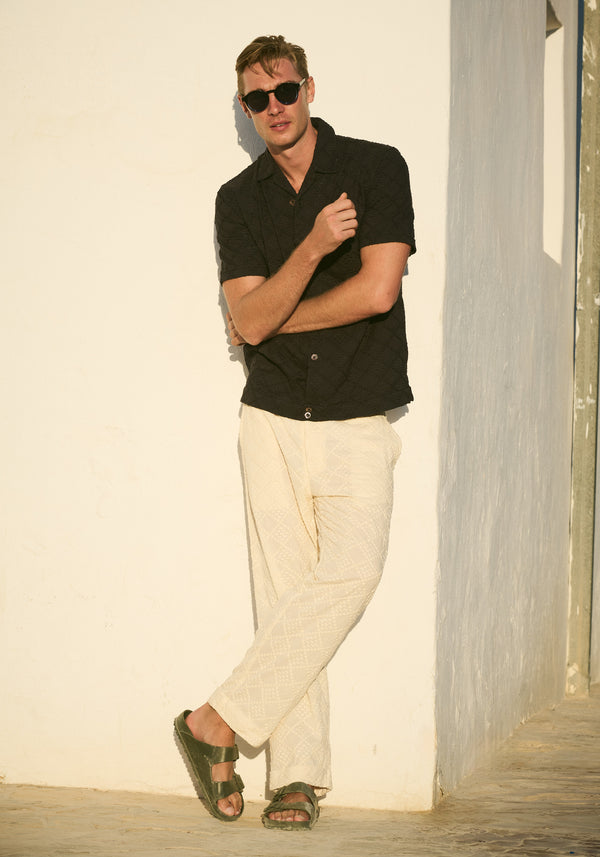 smr days Malibu Organic Cotton Trousers in Ethereal