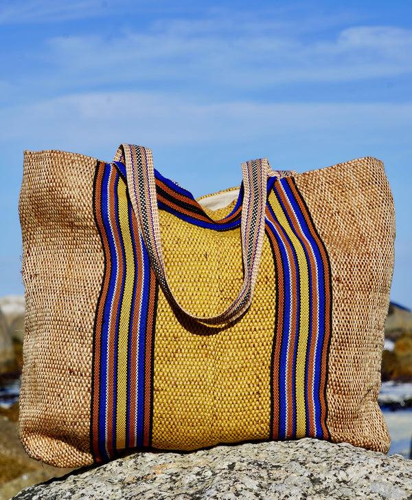 Smr Days Augustus Bag In Blue & Yellow Multi