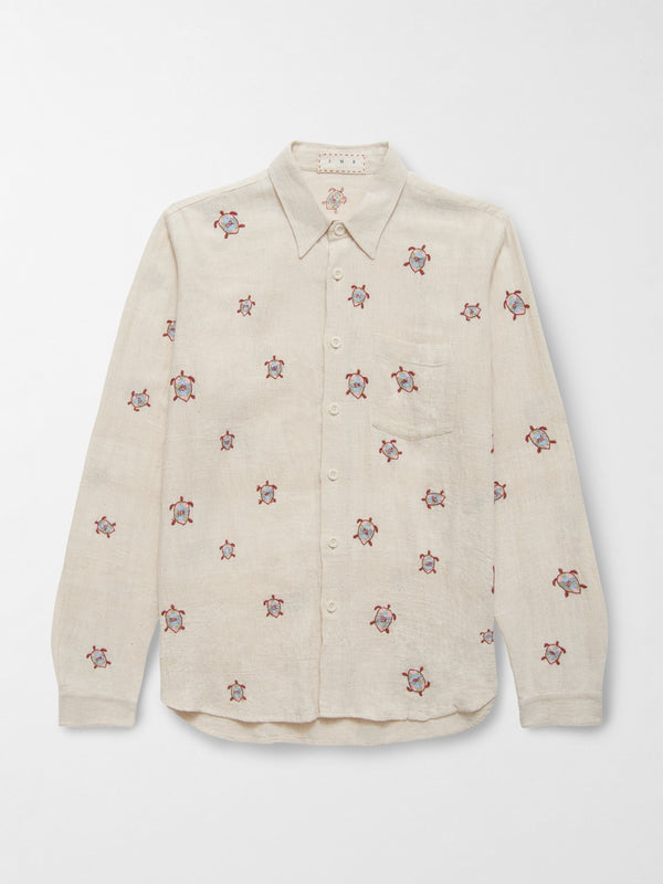 Smr Days Enamorados Cotton Shirt In Cream