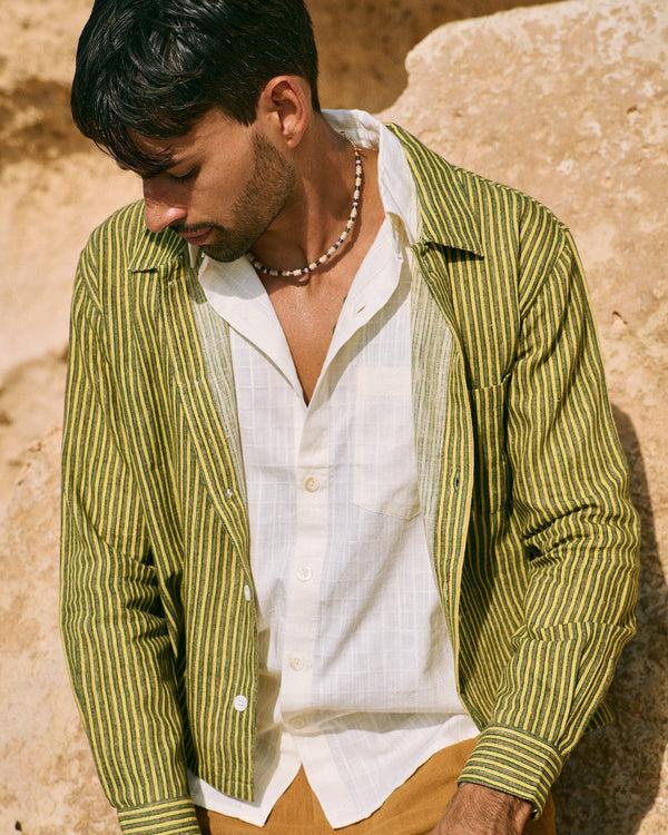 smr days Enamorados Cotton Shirt in Moss Green