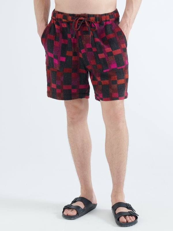 Smr Days Es Cubells Wool Shorts In Pink