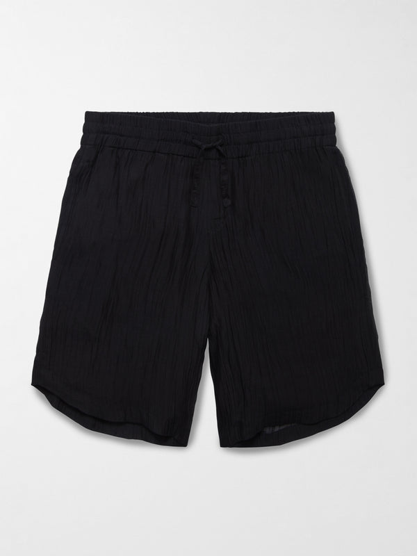 Smr Days Hiri Cotton-Silk Shorts In Black