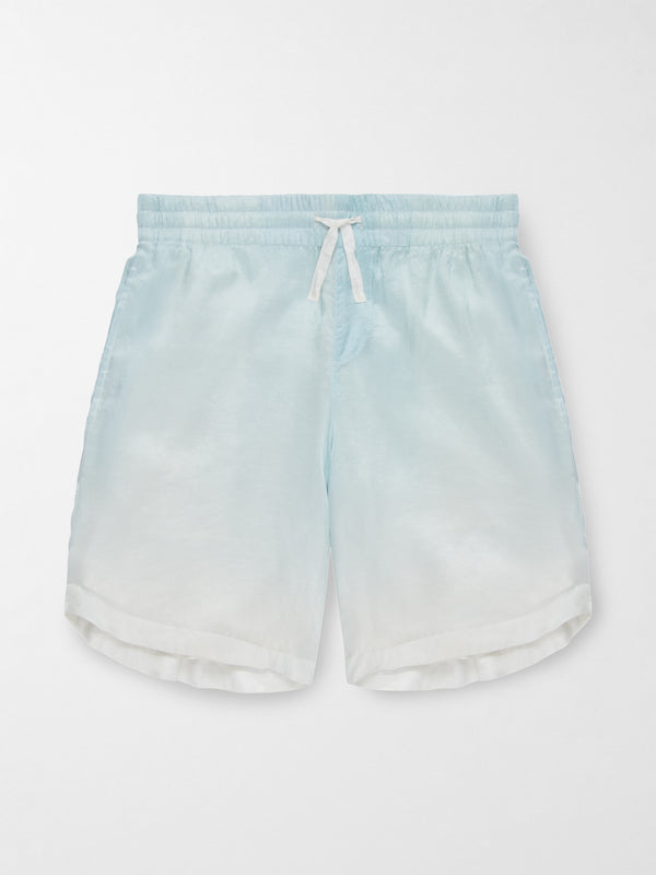 Smr Days Hiri Silk Shorts In Blue Ombre