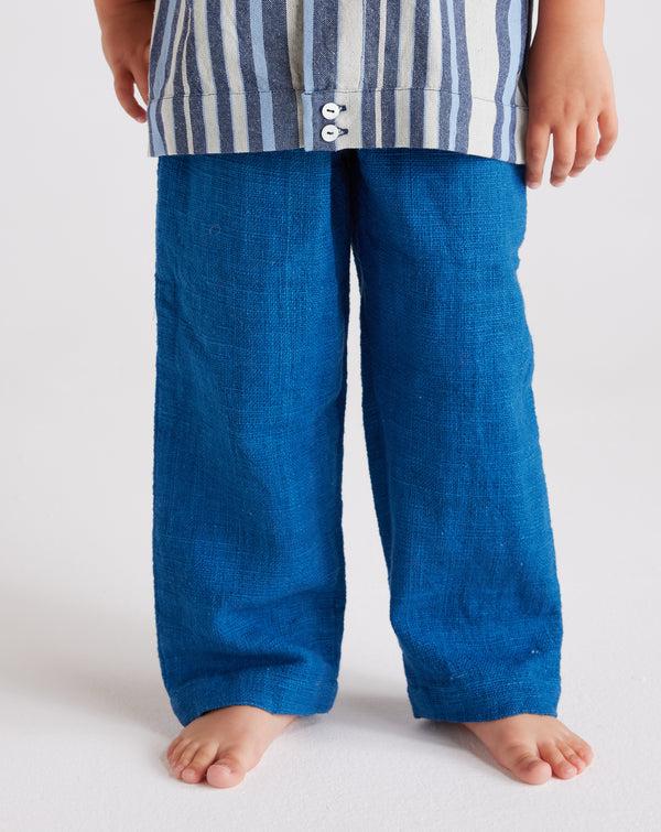 smr days Kids Malibu Cotton Trousers in Midnight