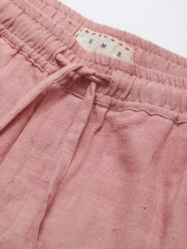Smr Days Malibu Cotton Trousers In Raspberry Pink