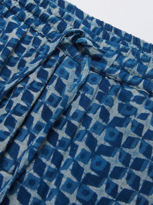 Smr Days Malibu Organic Cotton In Blue Block Print