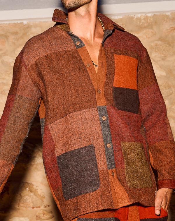 smr days Mancora Wool Jacket in Orange