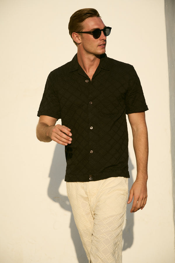 smr days Paraiso Organic Cotton Shirt in Moonlit