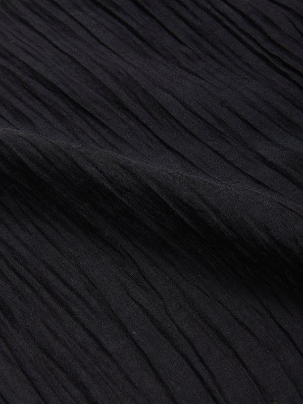 Smr Days Yves Cotton Silk Shirt In Black