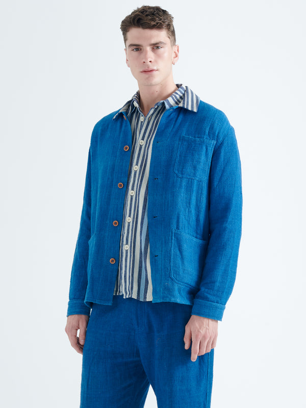 Smr Days Wittering Organic Cotton Jacket In Midnight