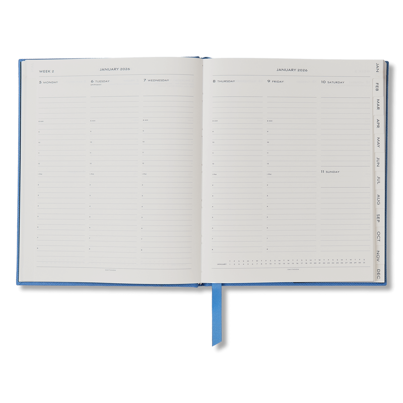 Smythson 2026 Kings Weekly Vertical Diary In Panama