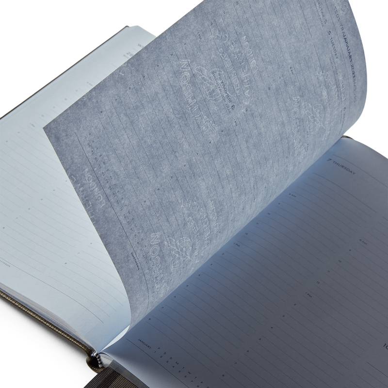 Smythson 2026 Portobello Weekly Vertical Diary In Ludlow