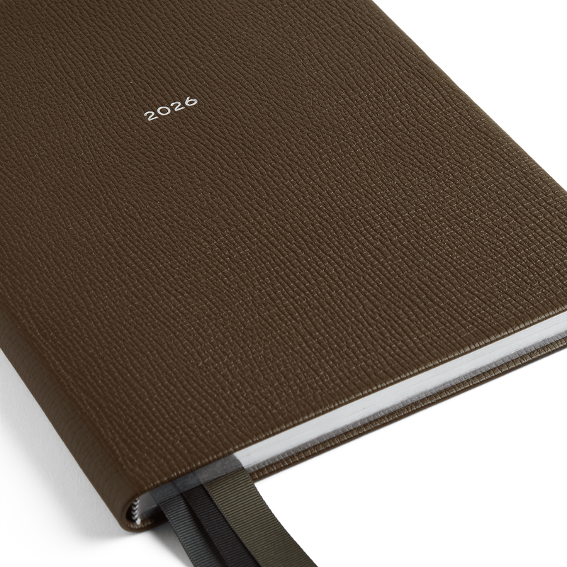 Smythson 2026 Portobello Weekly Vertical Diary In Ludlow