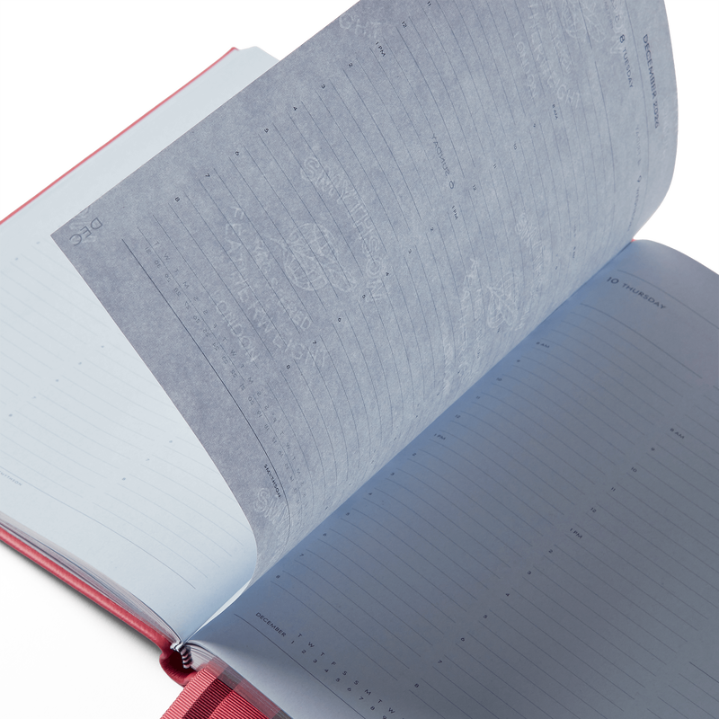 Smythson 2026 Portobello Weekly Vertical Diary In Panama