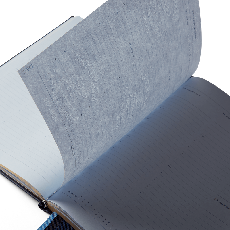 Smythson 2026 Portobello Weekly Vertical Diary In Panama