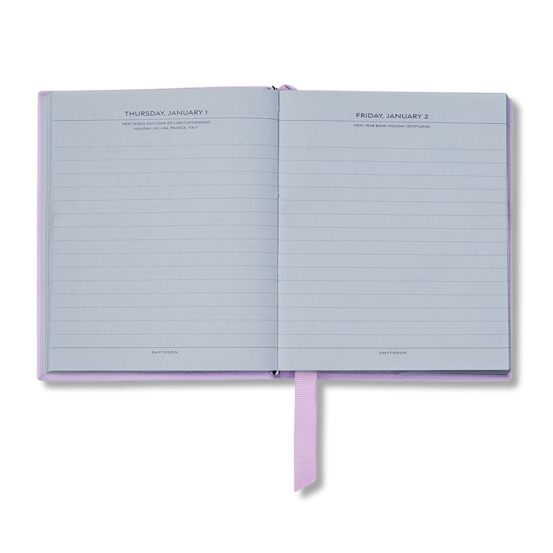 Smythson 2026 Premier Daily Fashion Diary In Panama