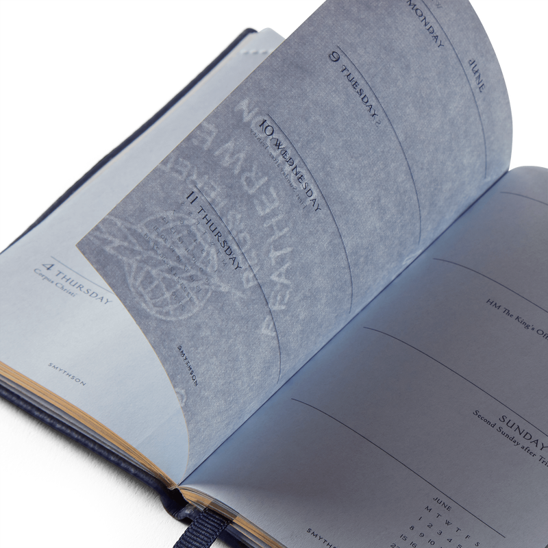 Smythson 2026 Wafer Weekly Diary With Pencil In Panama